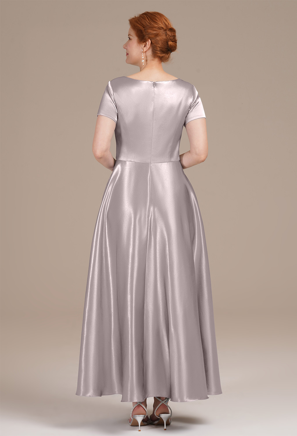 AW Omukama Taupe  Mother of the Bride Dresses